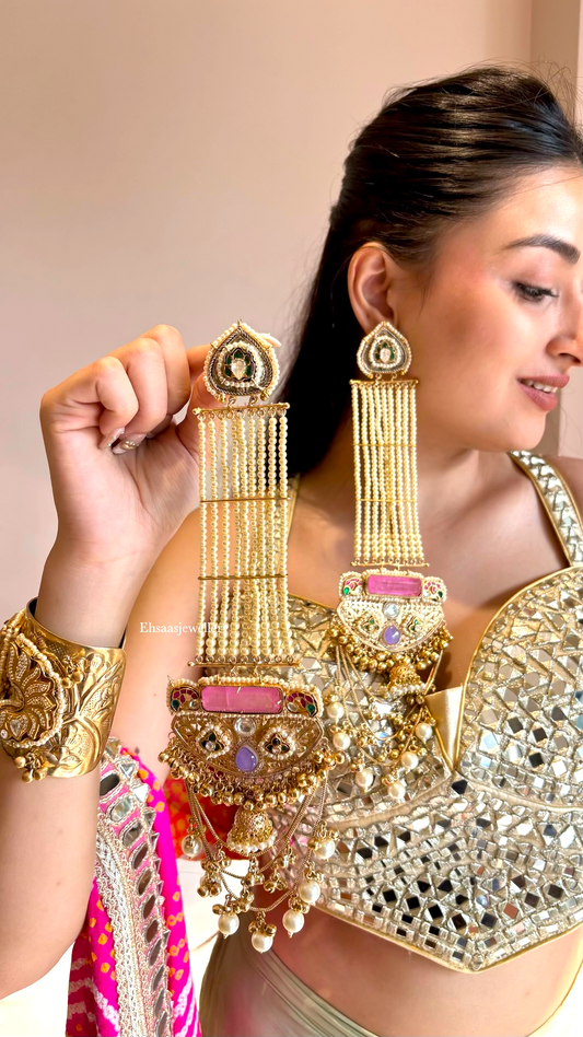 Mehrunisha Pearl Earrings