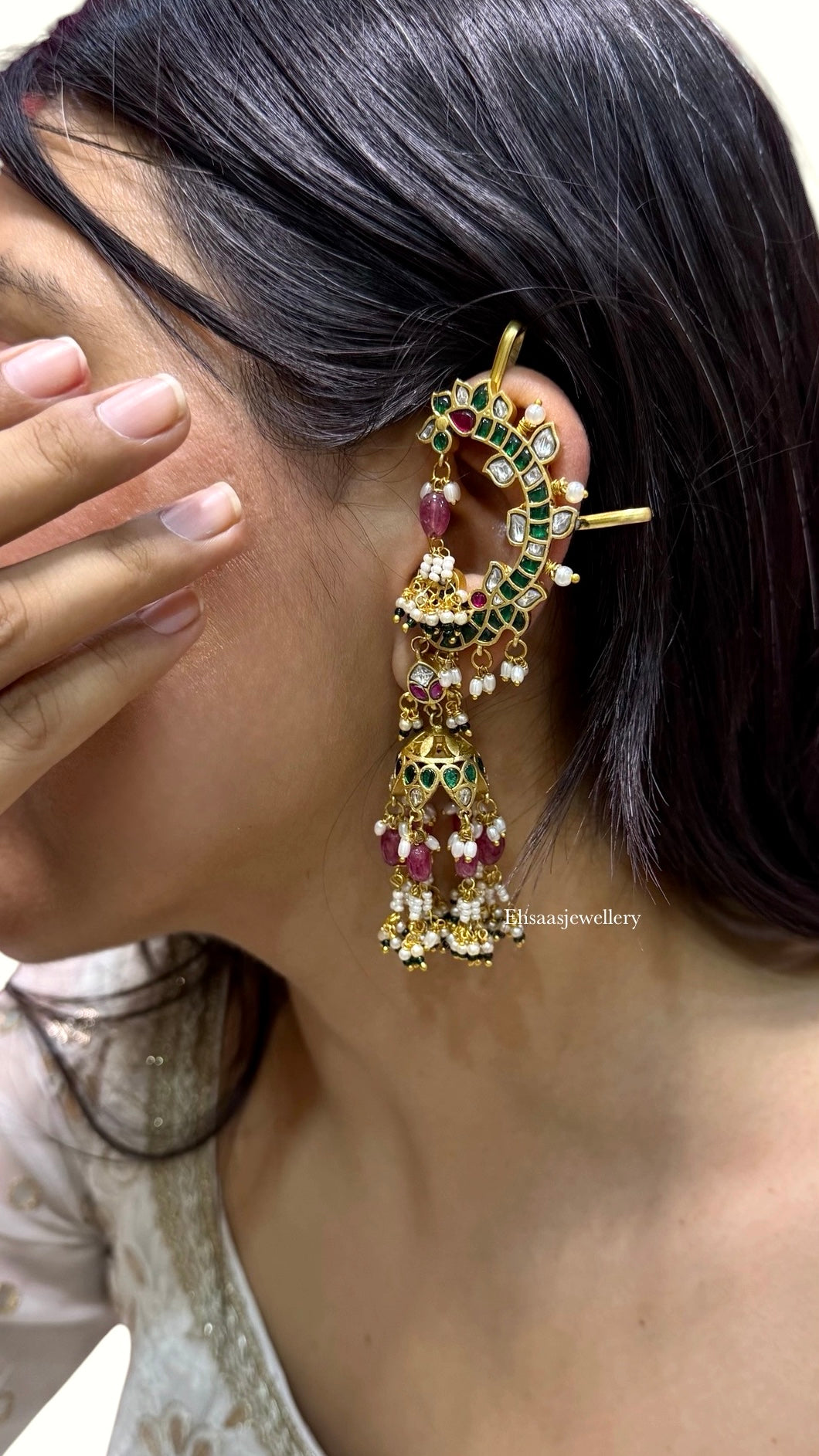 Mrignaini Kaanphool Jhumkis