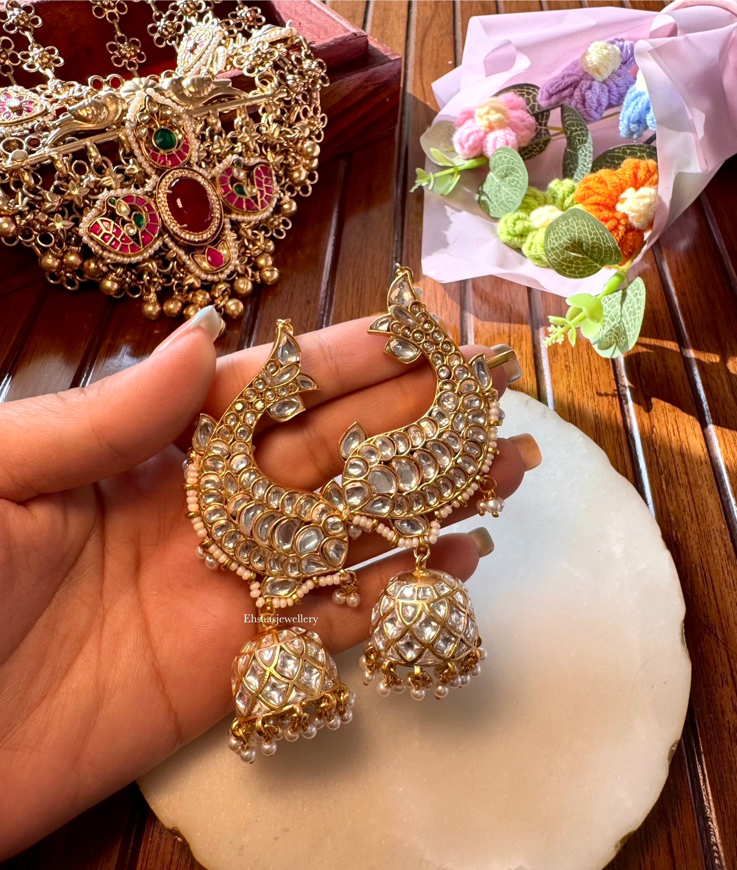 Machali Kaanphool Jhumkis
