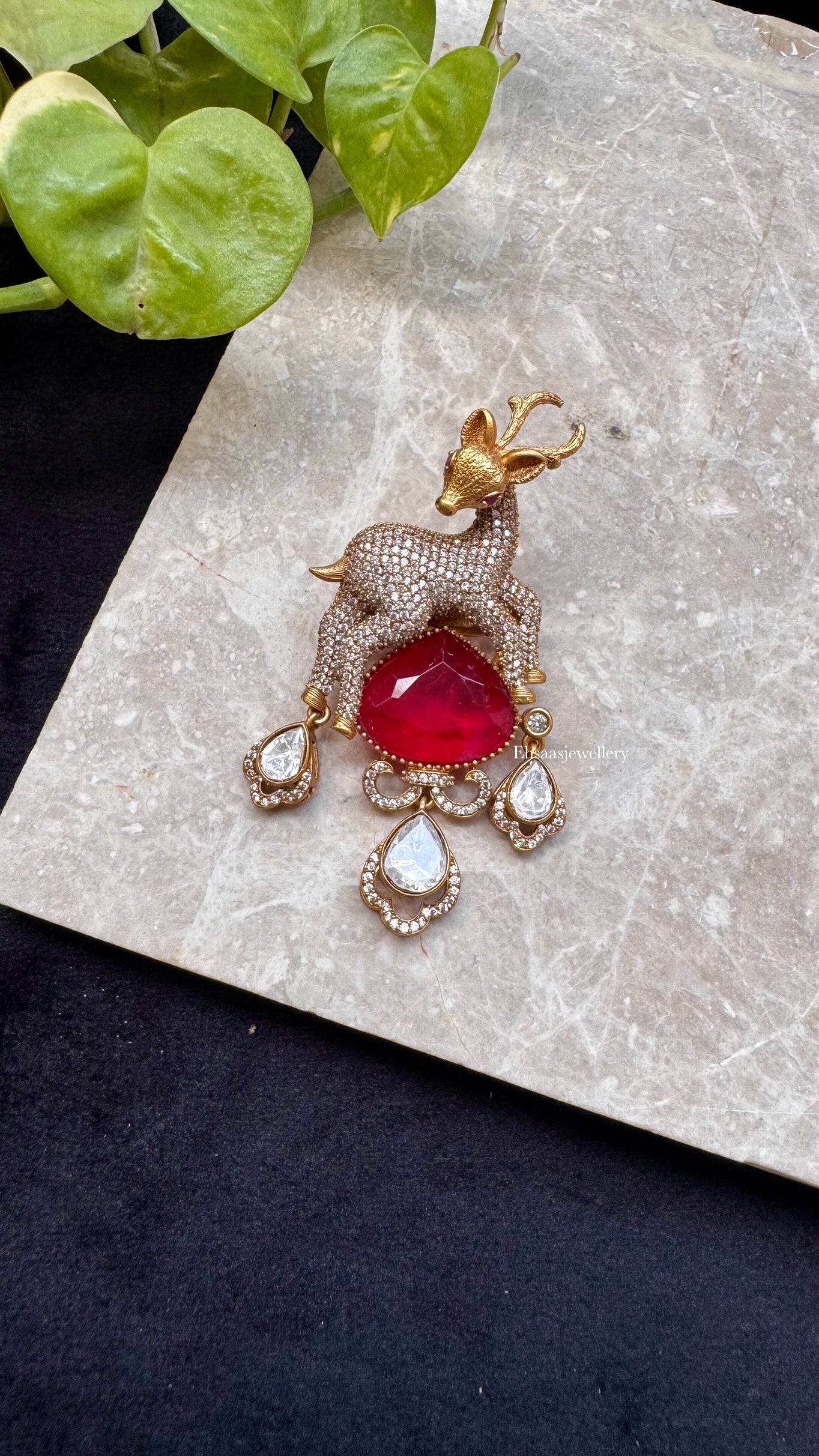 Mrig Brooch