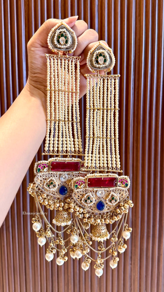Mehrunisha Pearl Earrings