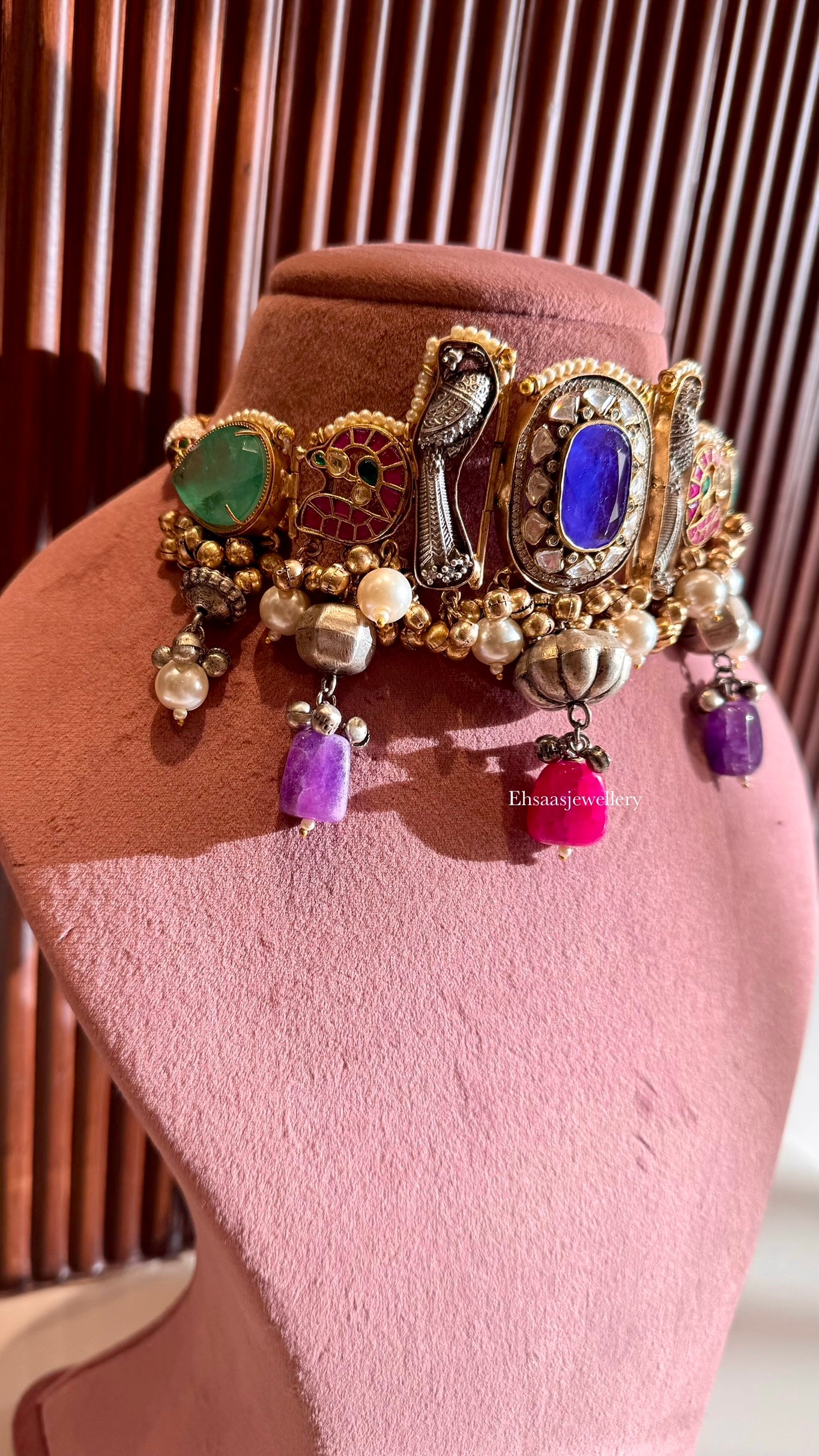 Dilruba Necklace with Earrings