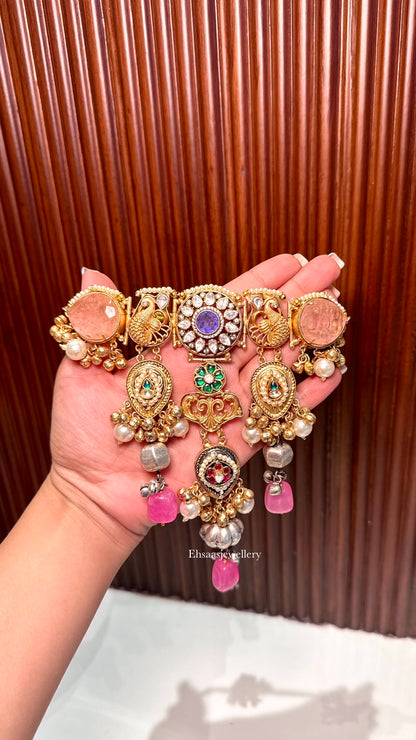 Shabnam Necklace with Earrings
