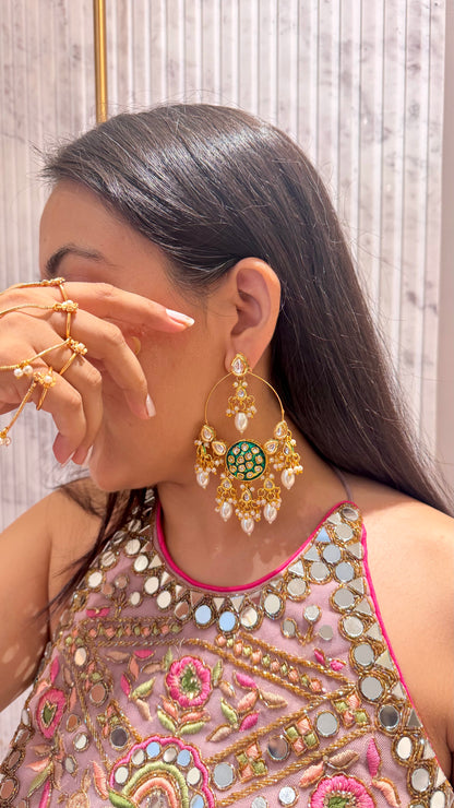 Amber Latkan Earrings