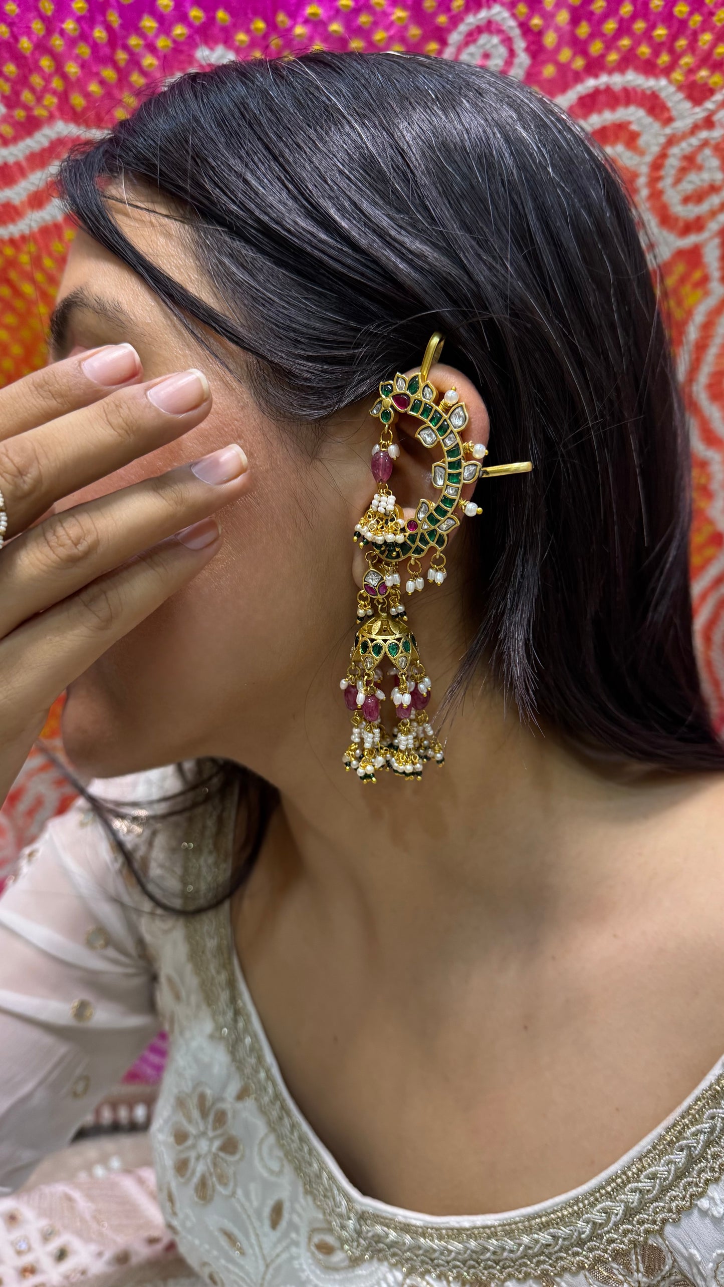Mrignaini Kaanphool Jhumkis