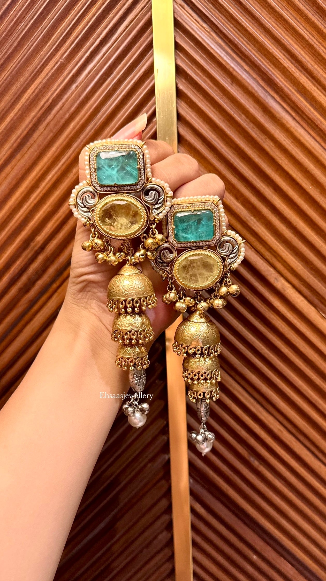Nayantara jhumkis