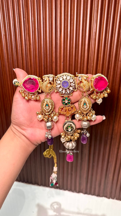 Shabnam Necklace with Earrings
