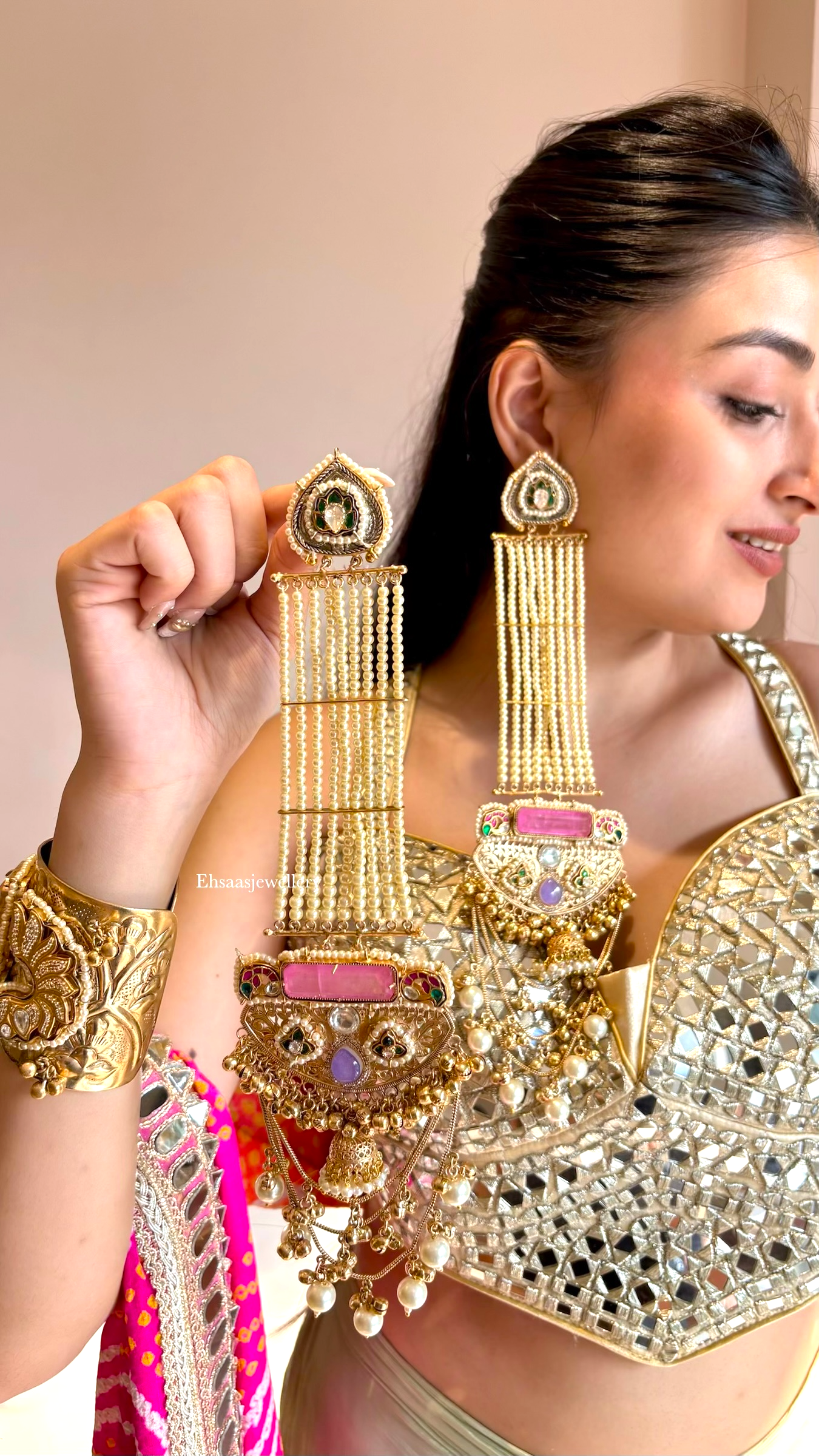 Mehrunisha Pearl Earrings