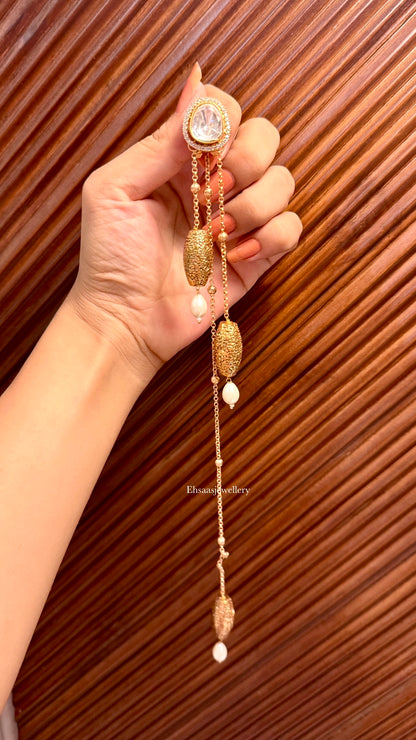 Amber Latkan Earrings