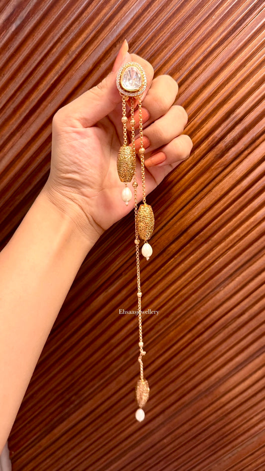 Amber Latkan Earrings