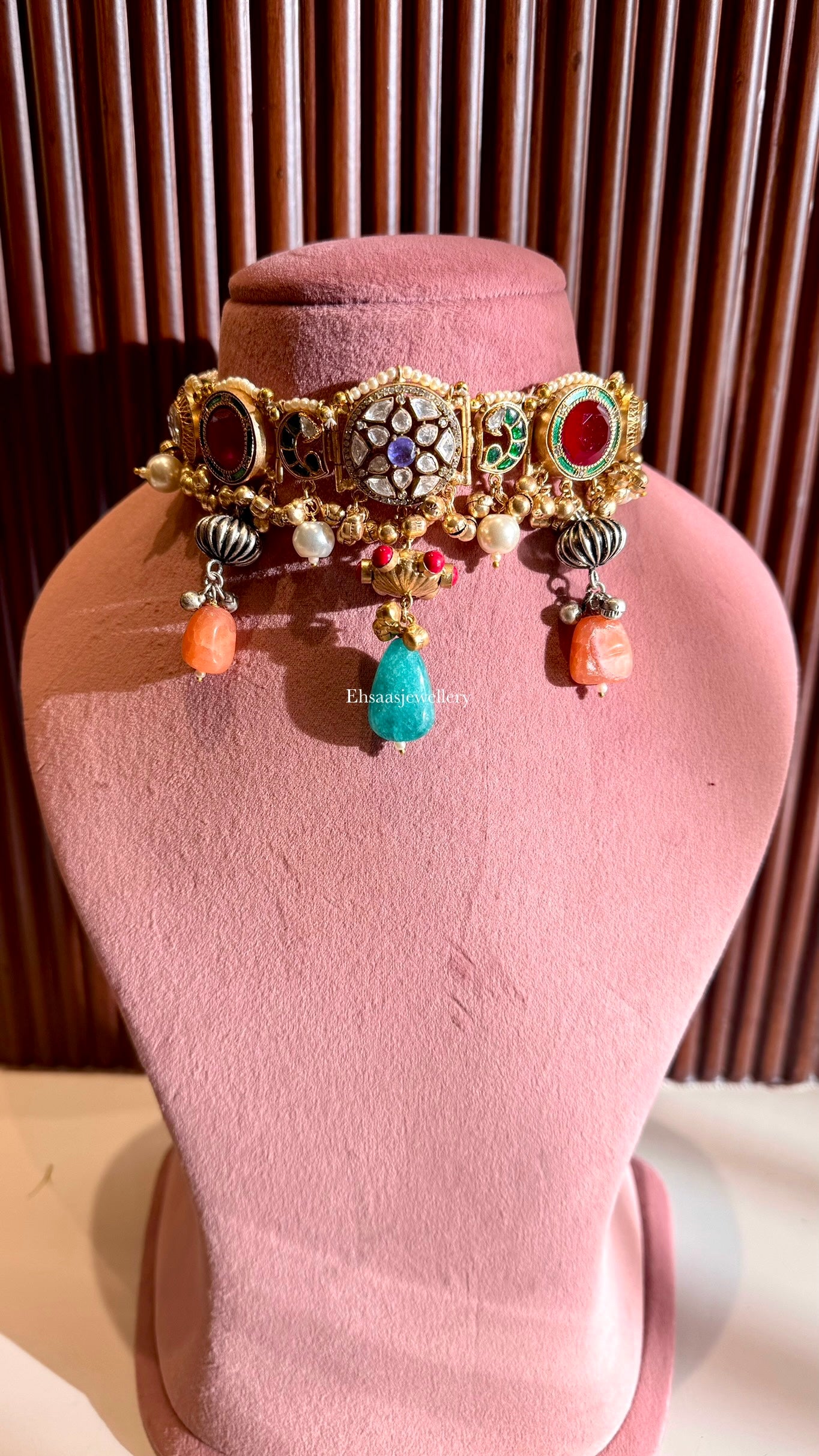 Jasmine Choker with Earrings
