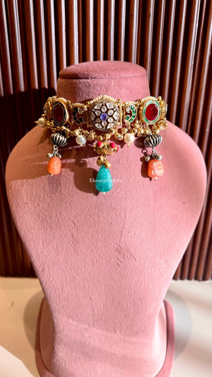 Jasmine Choker with Earrings