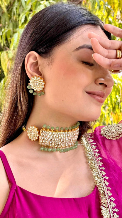 Raaga Necklace With Earrings