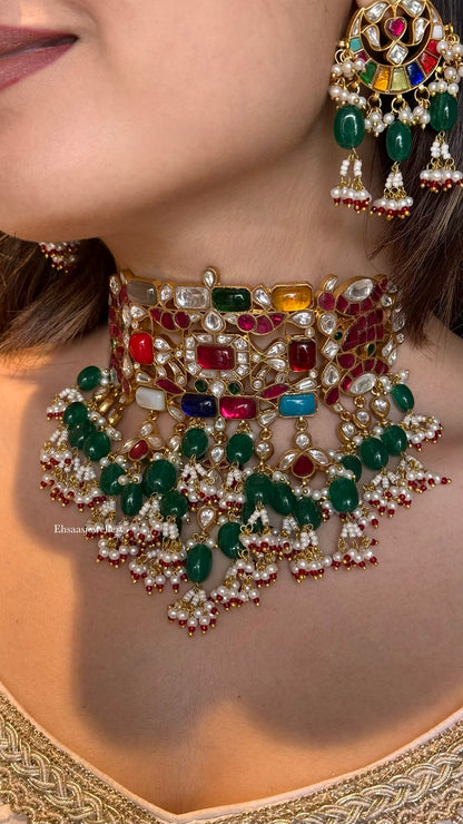 Swarana Navratan Necklace