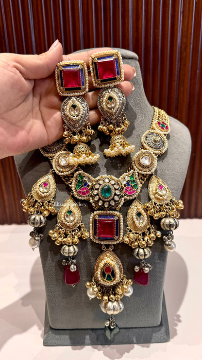 Shehzadi Necklace with Earrings