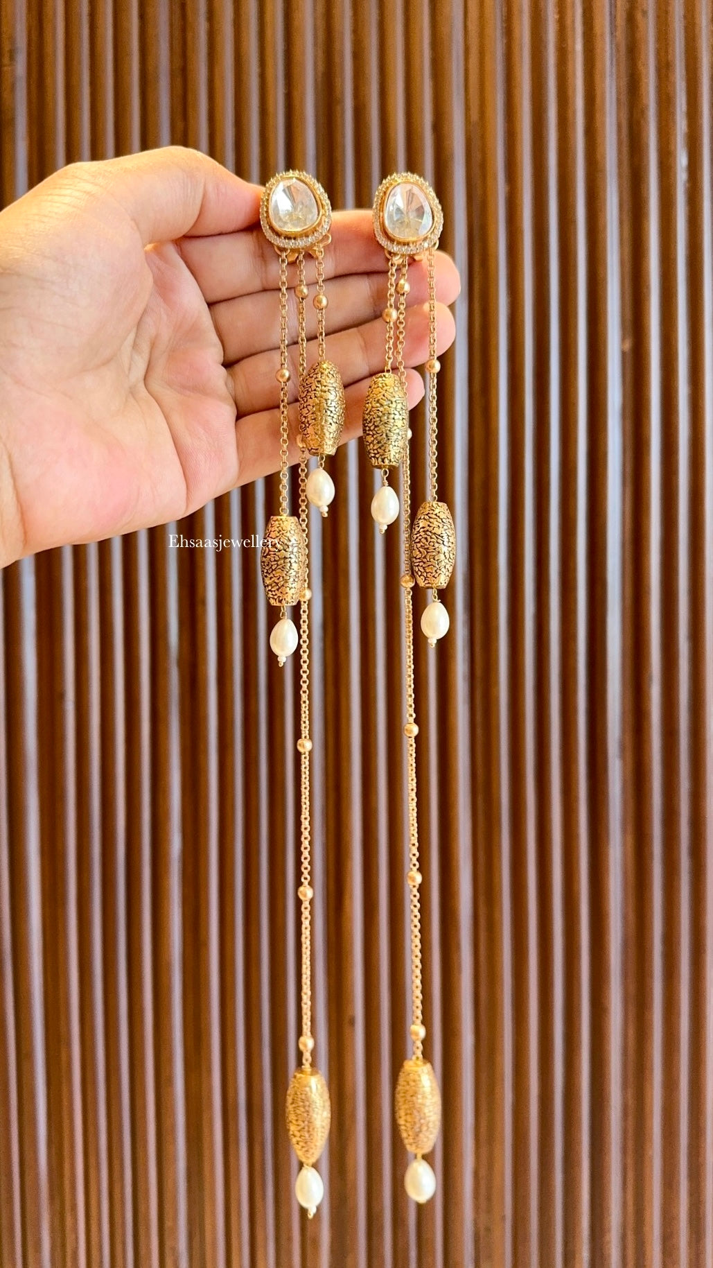 Amber Latkan Earrings