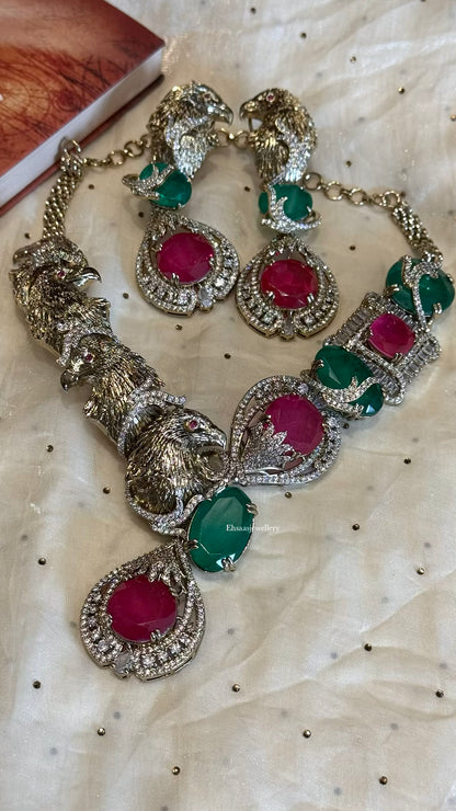 Pakshi Raj Necklace Set