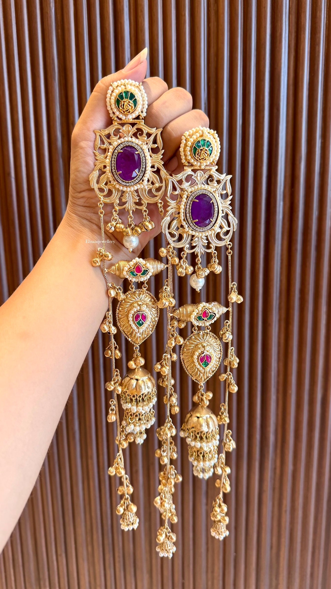 Azrina Kashmiri Jhumkis