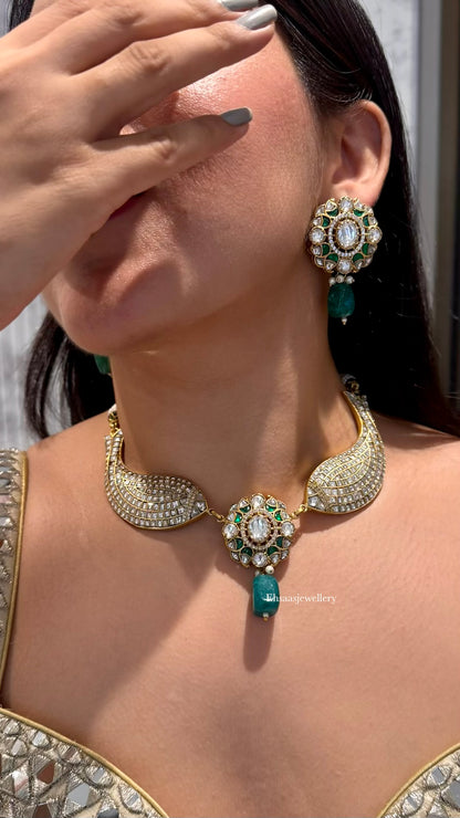 Jalpari Necklace With Earrings