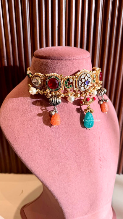 Jasmine Choker with Earrings