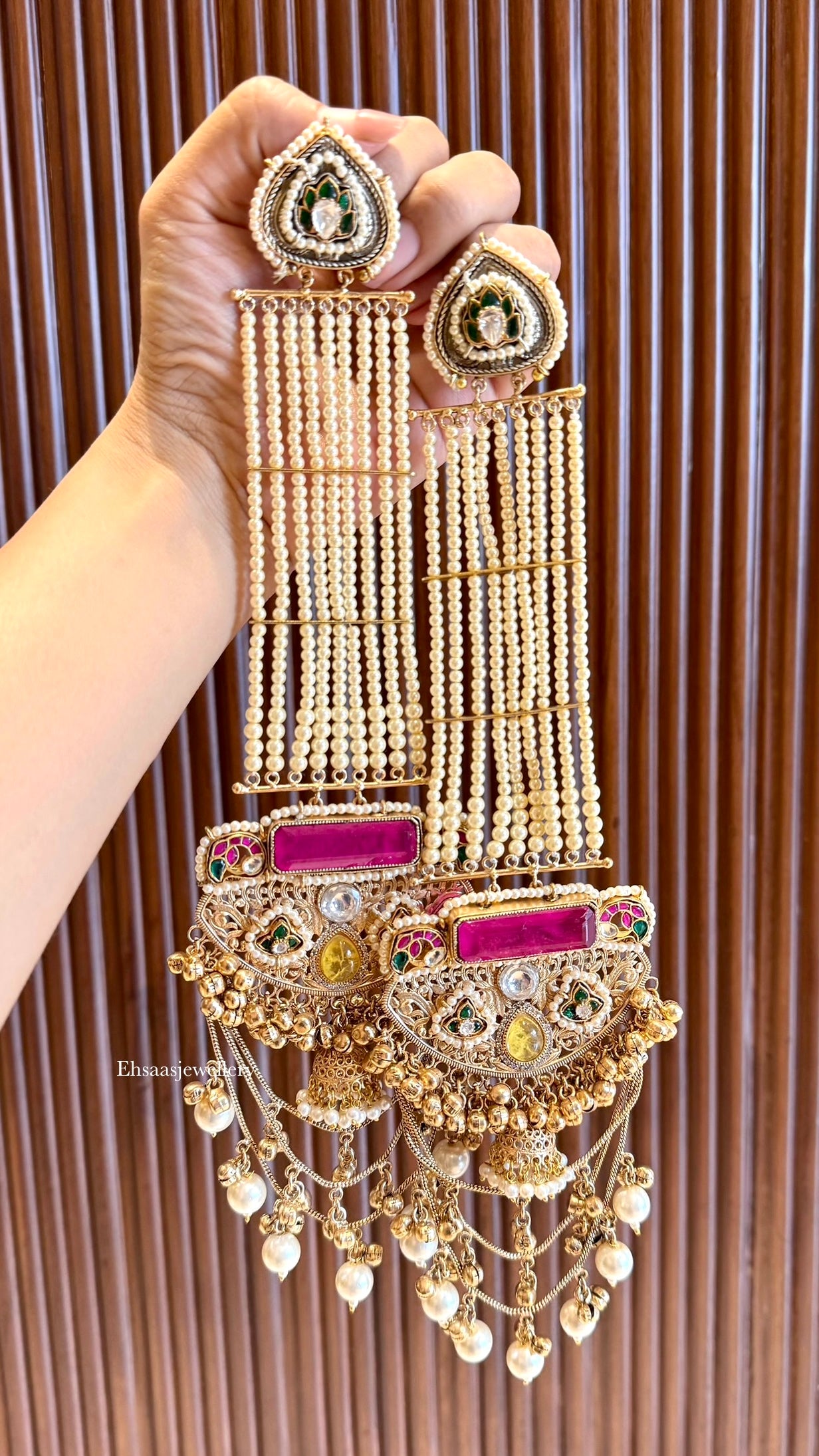 Mehrunisha Pearl Earrings