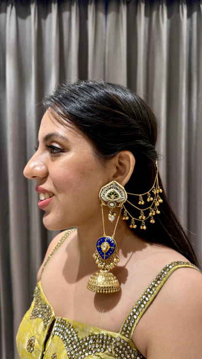 Kashish Jhumkis with Earchain