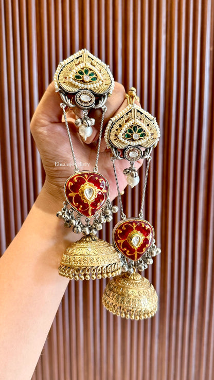 Kashish Jhumkis with Earchain
