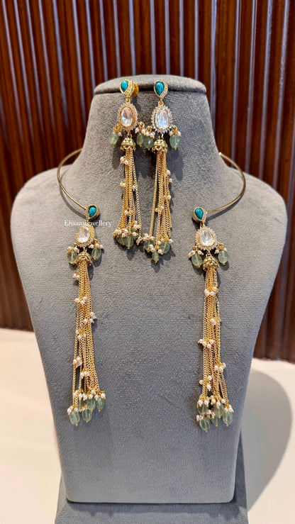 Lehar Necklace with Earrings