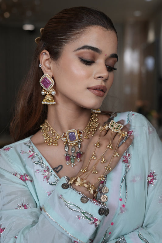 Kesarika Jhumkis