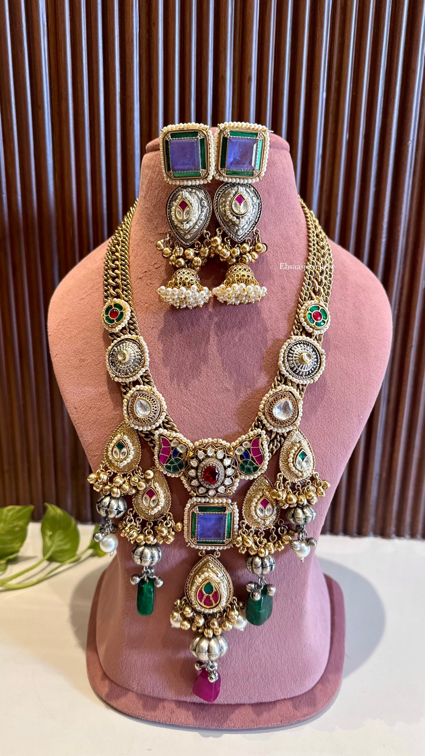Shehzadi Necklace with Earrings