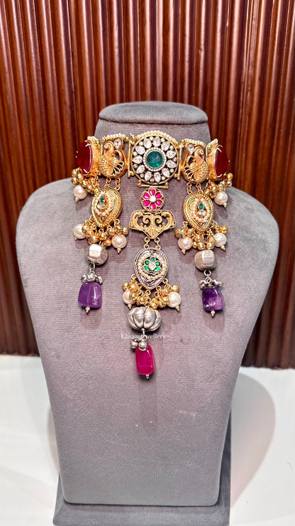Shabnam Necklace with Earrings