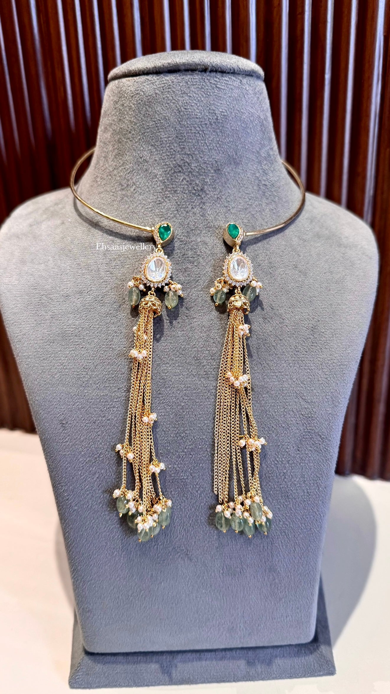 Lehar Necklace with Earrings