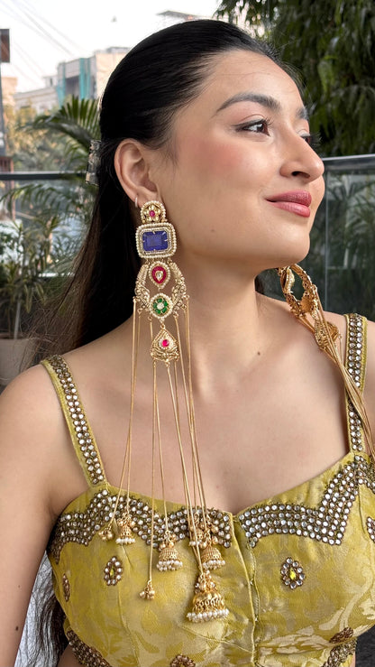 Zaria Kashmiri Earrings