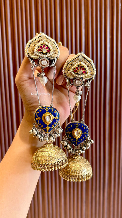 Kashish Jhumkis with Earchain