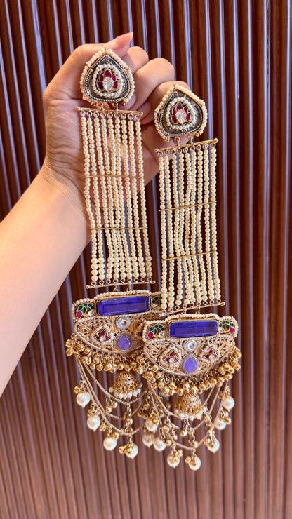 Mehrunisha Pearl Earrings