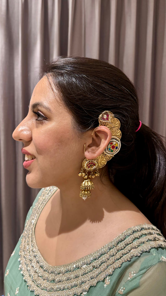 Kudrat Kaanphool Jhumkis