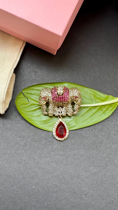 Elephant Brooch