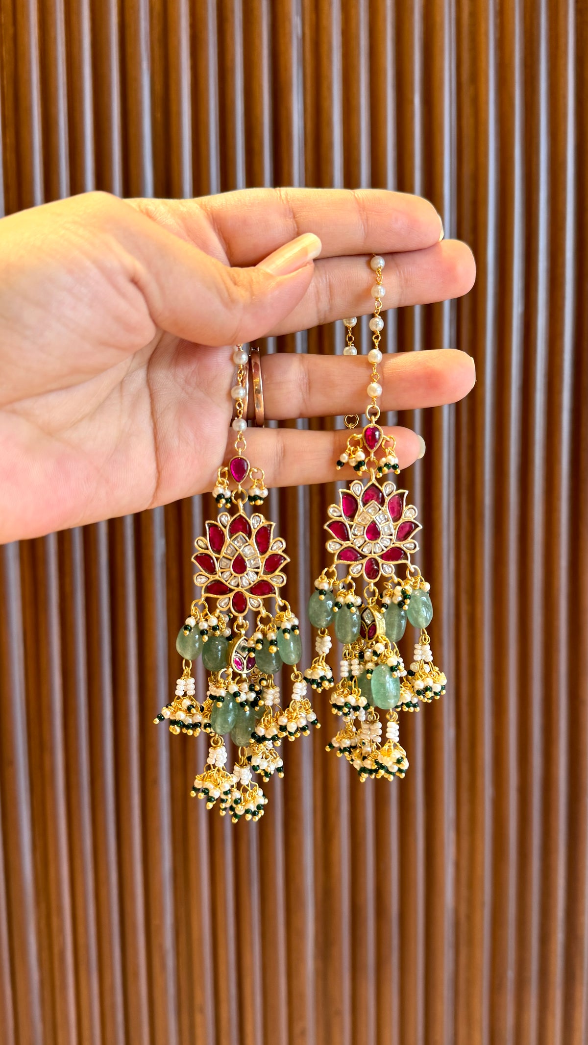 Pankhuri Jadau Kundan Earrings
