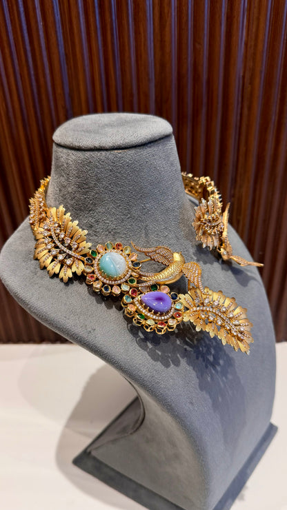 Isabella Fusion Necklace With Earrings