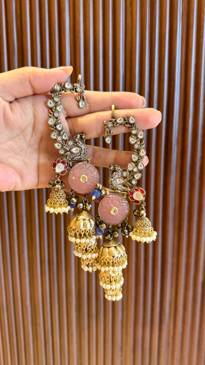 Mayuri Kaanphool Jhumkis