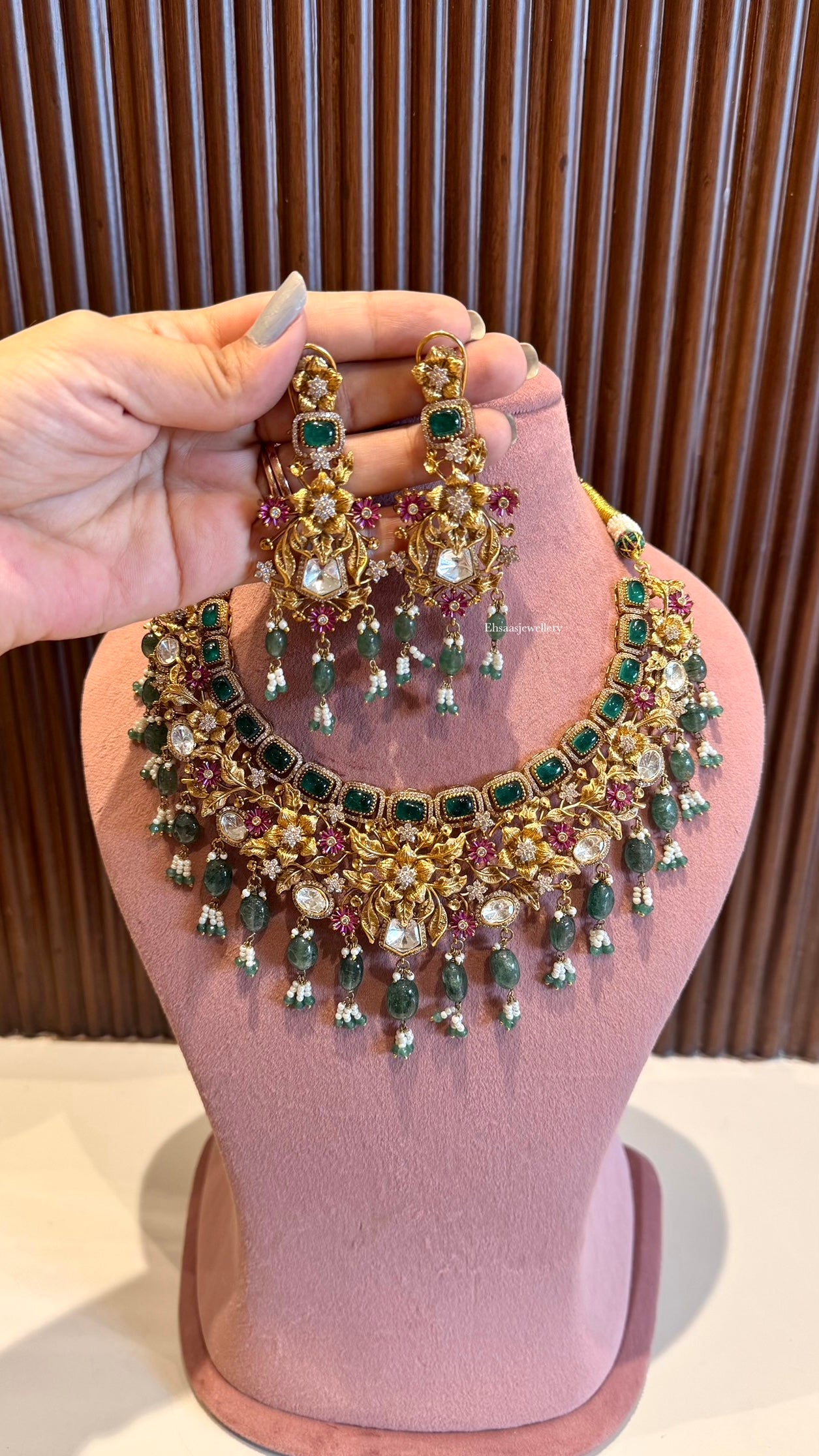 Shringaar Necklace With Earrings