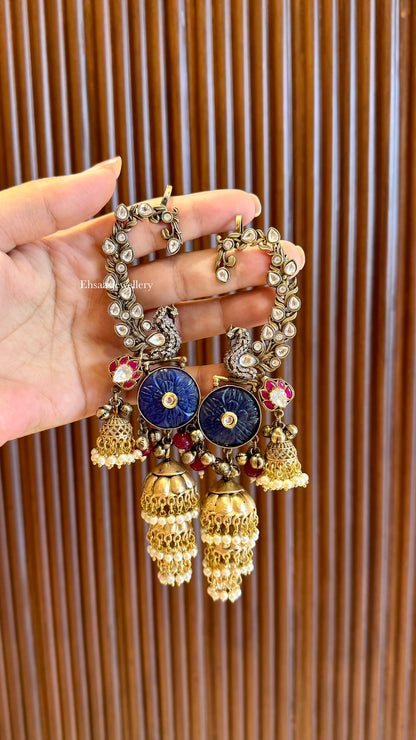 Mayuri Kaanphool Jhumkis