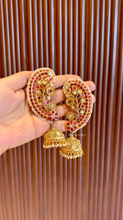 Ragini Kaanphool Jhumkis