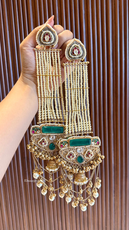 Mehrunisha Pearl Earrings