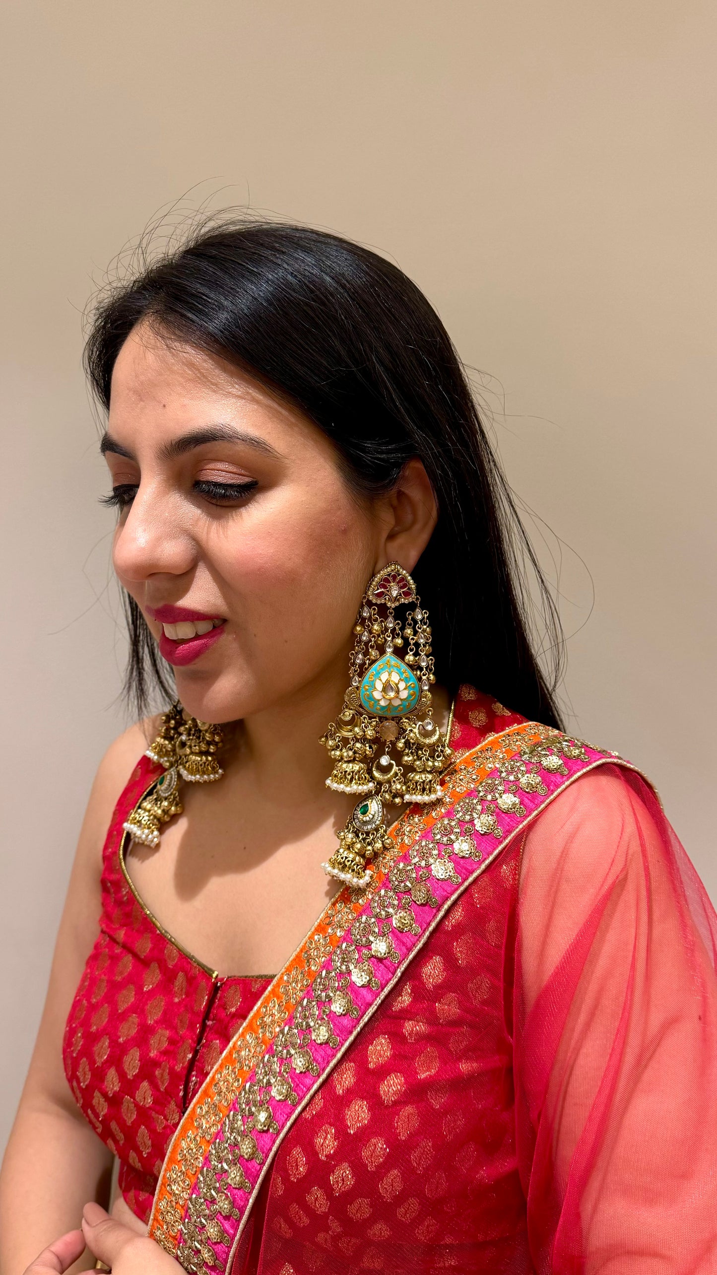 Mrigakshi Kashmiri Jhumkis
