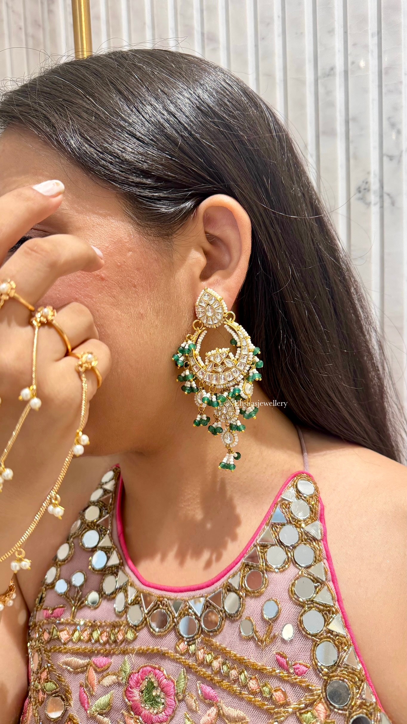 Ishana Polki Earrings