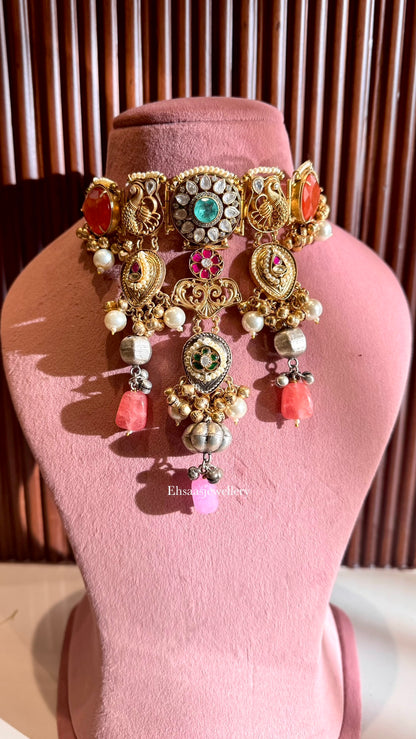 Shabnam Necklace with Earrings