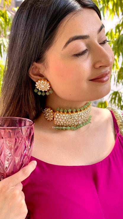 Raaga Necklace With Earrings