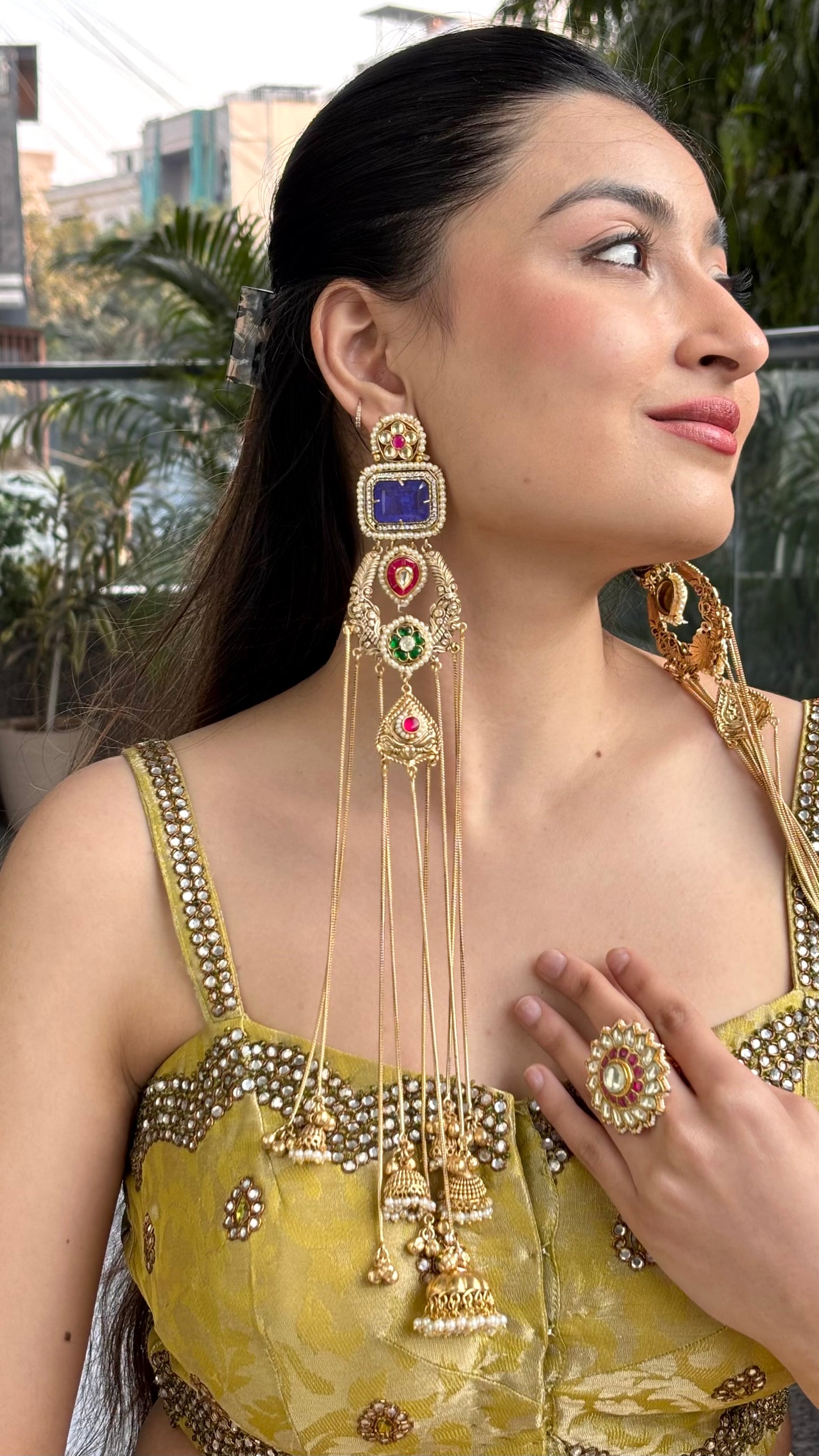 Zaria Kashmiri Earrings
