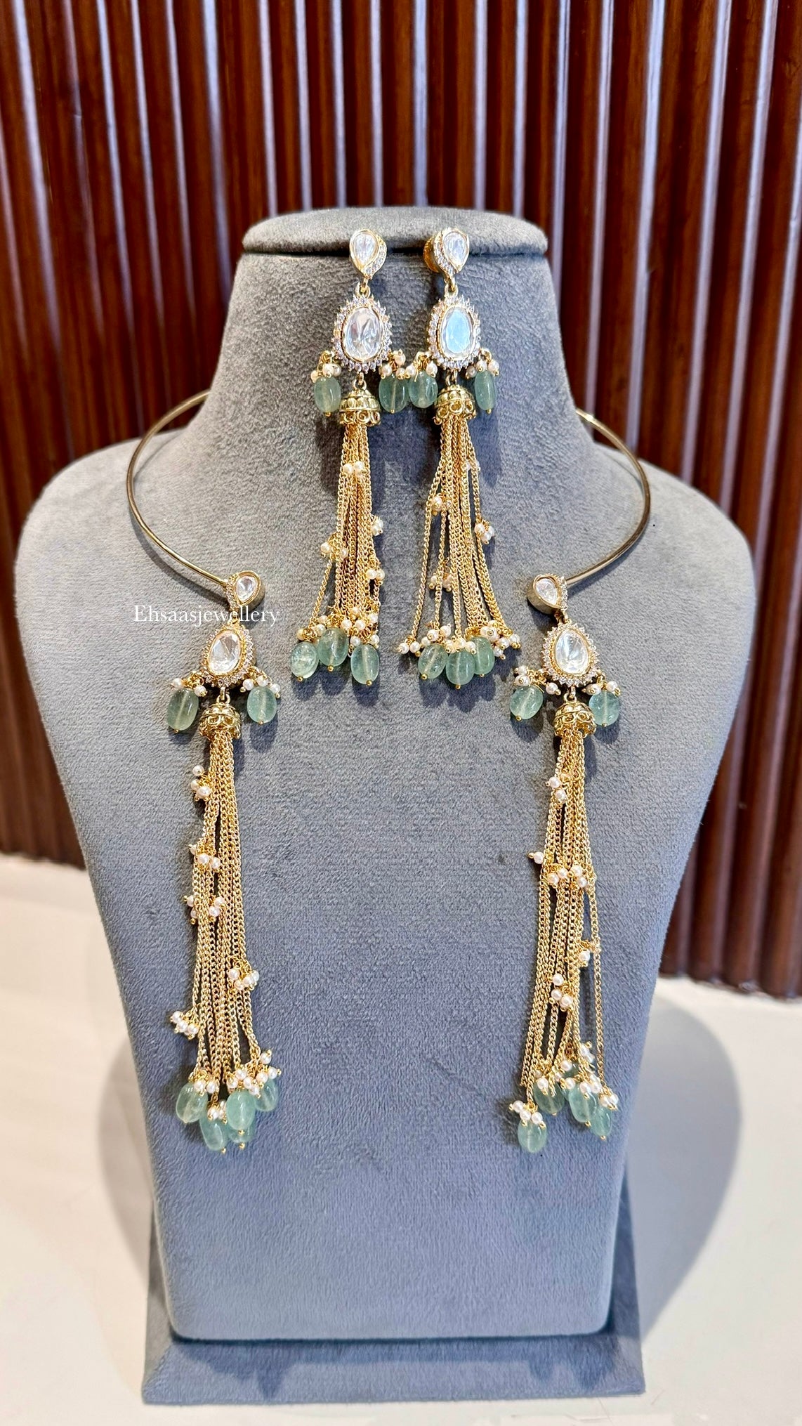 Lehar Necklace with Earrings